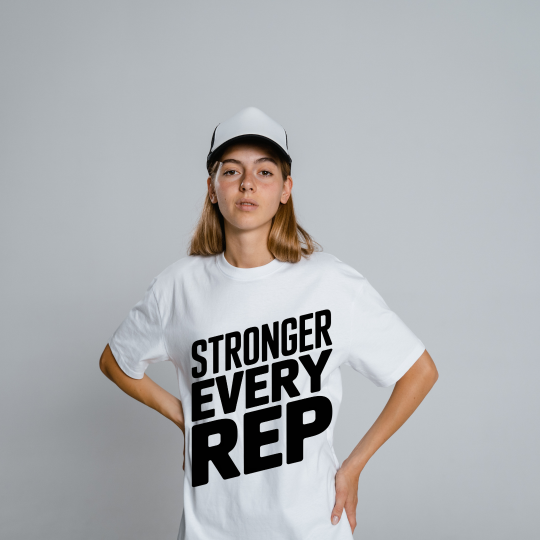 Stronger Every Rep Half Sleeve T-Shirt