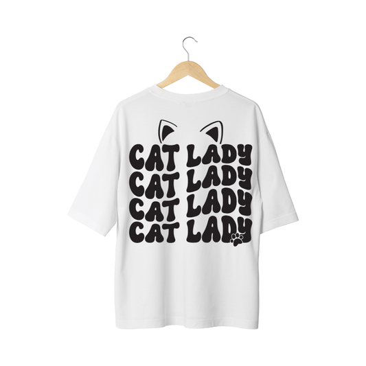 Cat Lady Half Sleeve T-Shirt