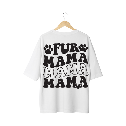 Fur Mama Cat Lover Half Sleeve T-Shirt