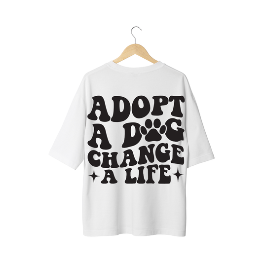 Adopt a Dog, Change a Life Half Sleeve T-Shirt
