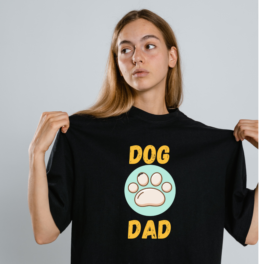 Dog Dad Half Sleeve T-Shirt