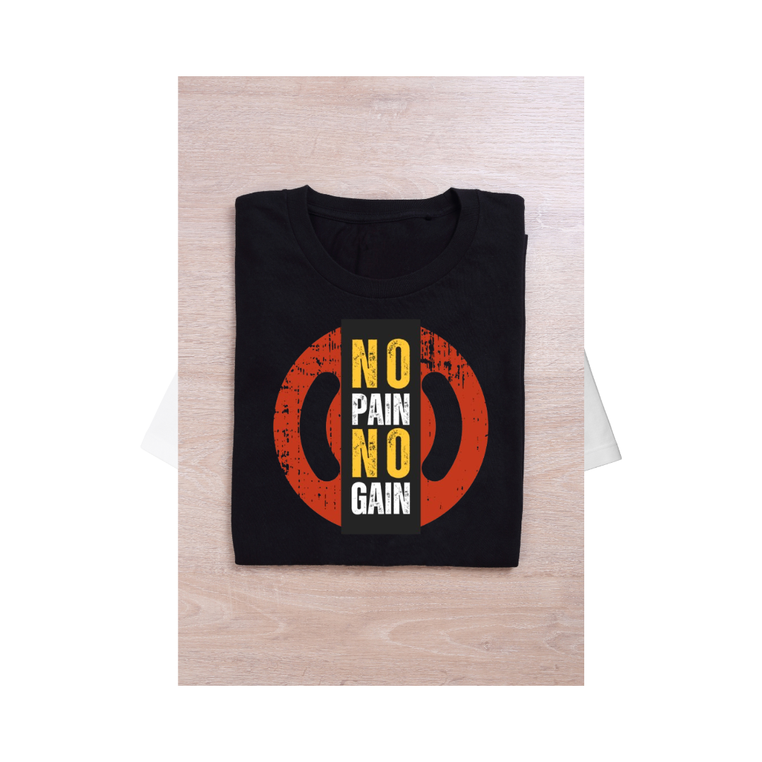 No Pain No Gain Half Sleeve T-Shirt