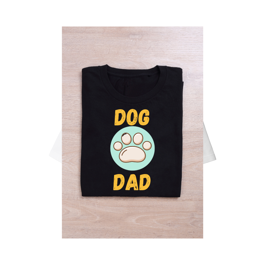 Dog Dad Half Sleeve T-Shirt
