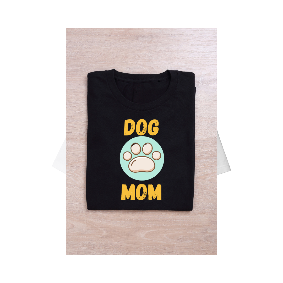 Dog Mom Half Sleeve T-Shirt