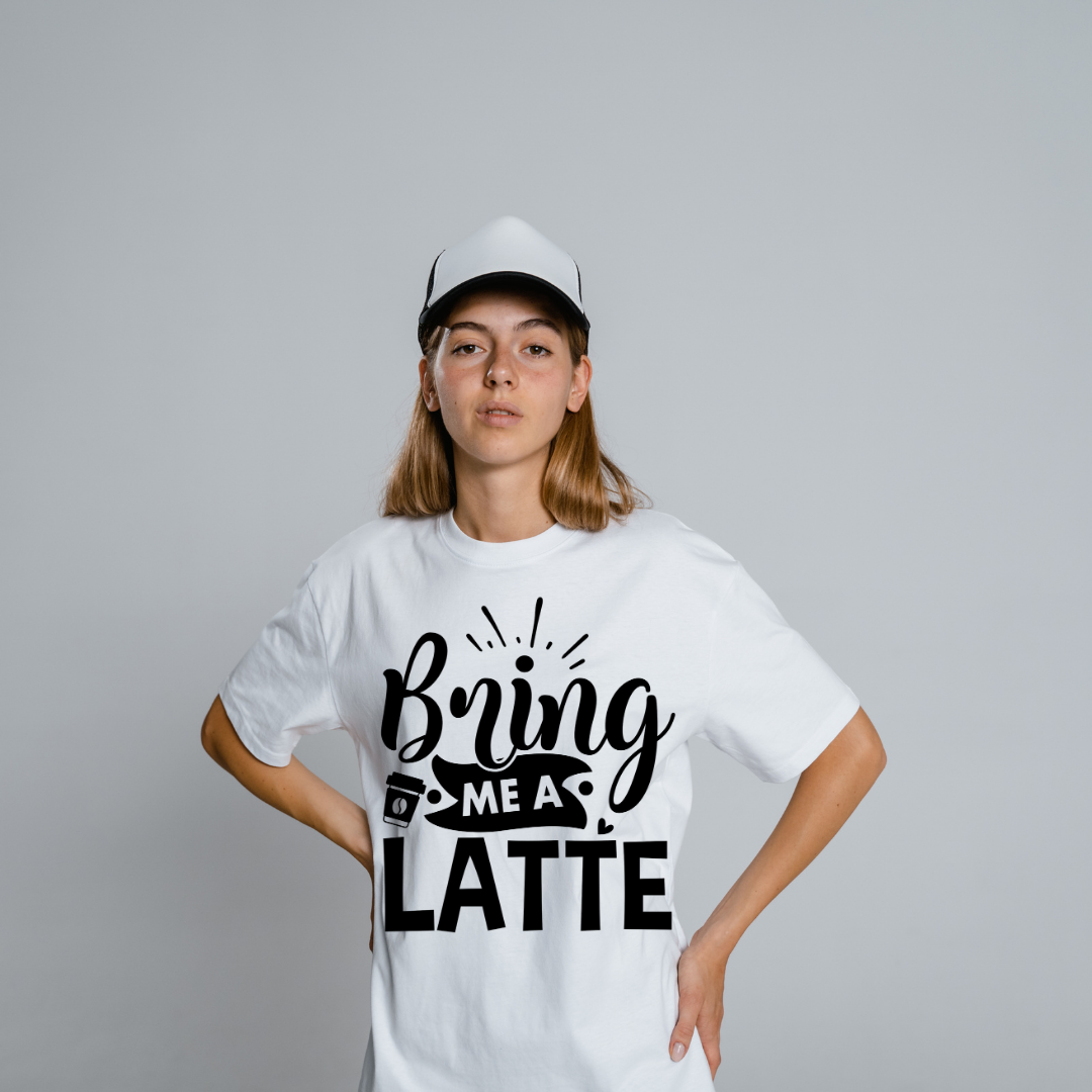 Bring Me a Latte Half Sleeve T-Shirt