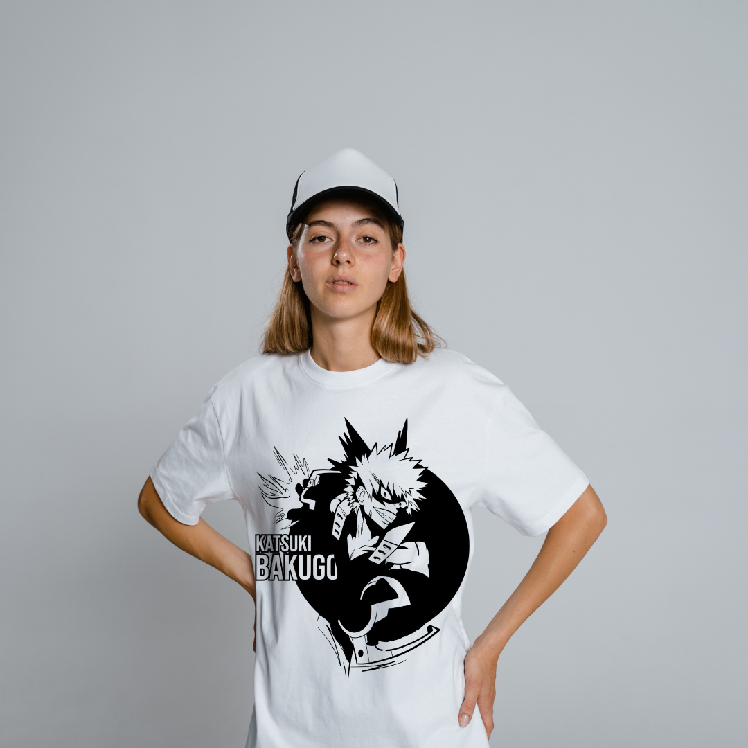 Katsuki Bakugo Half Sleeve T-Shirt