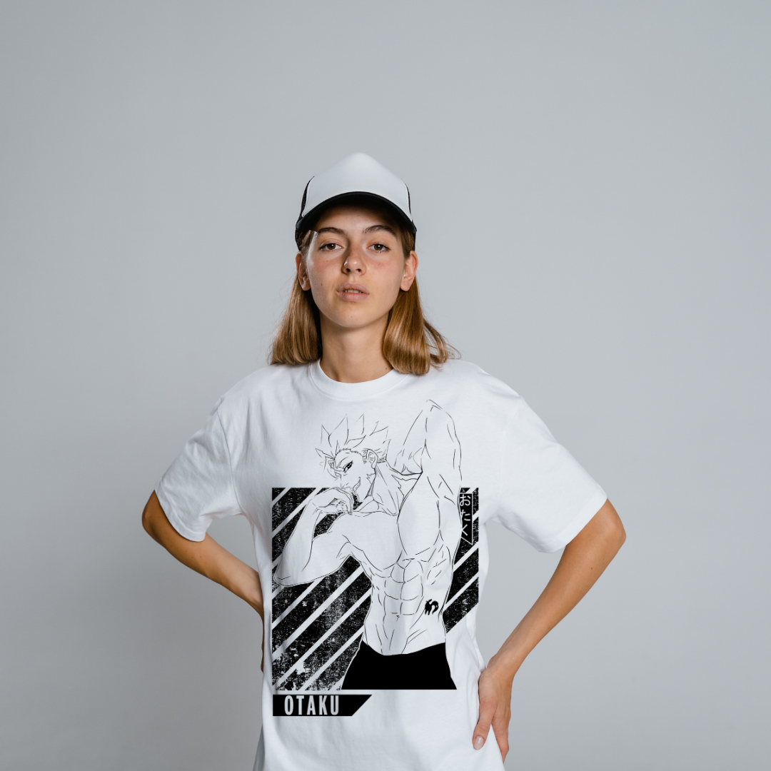 Otaku Warrior Half Sleeve T-Shirt