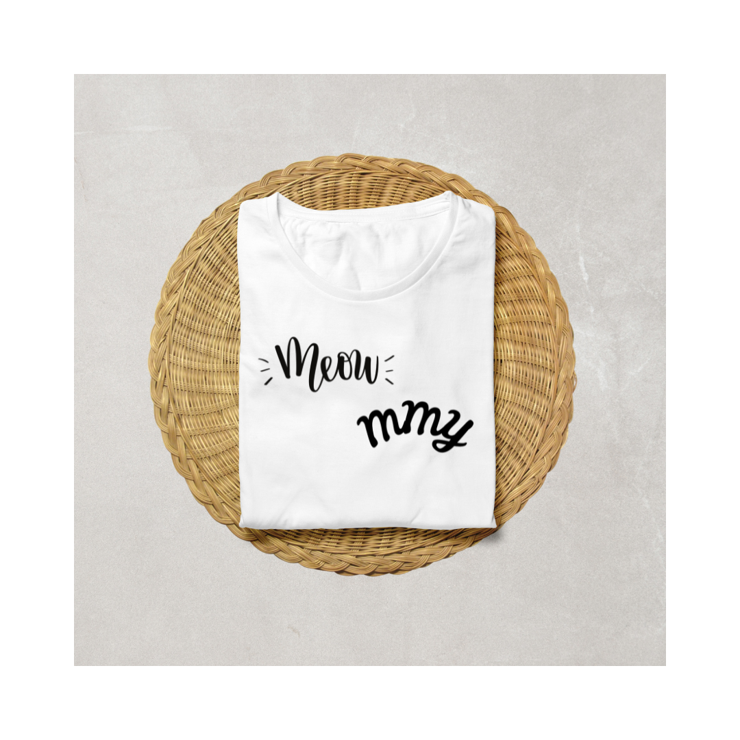Meowmmy Half Sleeve T-Shirt