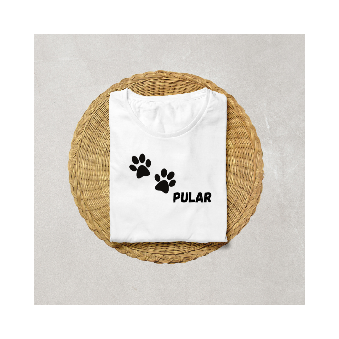 Pawpular Half Sleeve T-Shirt – Funny Dog-Inspired Back Print (Unisex Fit)