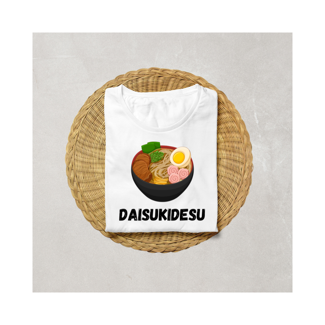 Ramen DaisukiDesu Half Sleeve T-Shirt
