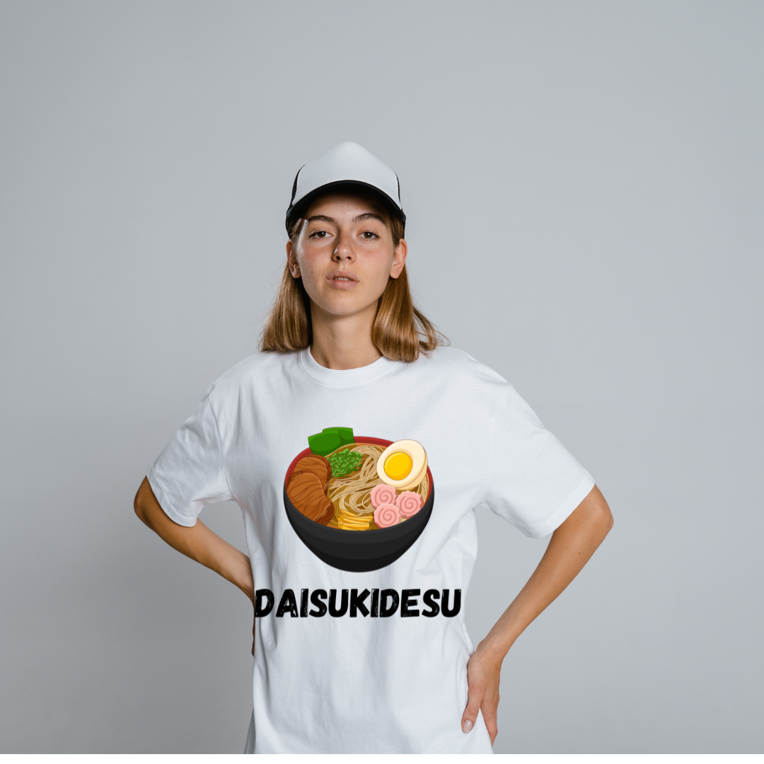 Ramen DaisukiDesu Half Sleeve T-Shirt
