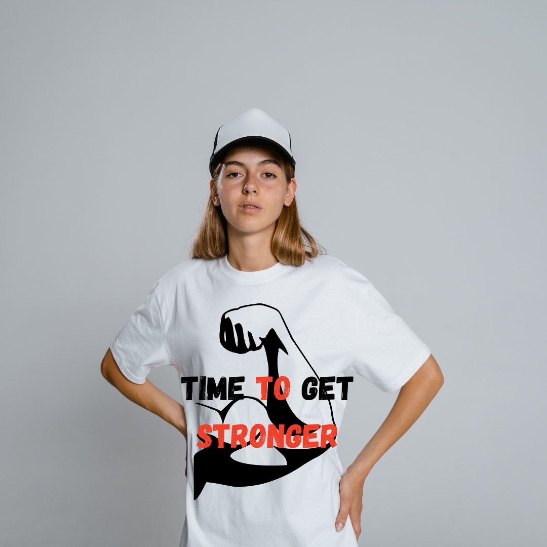 Time to Get Stronger Half Sleeve T-Shirt