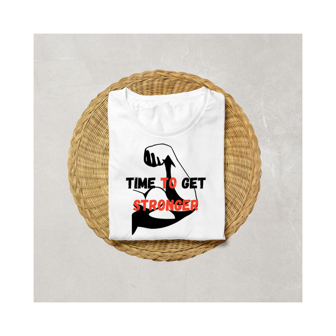 Time to Get Stronger Half Sleeve T-Shirt