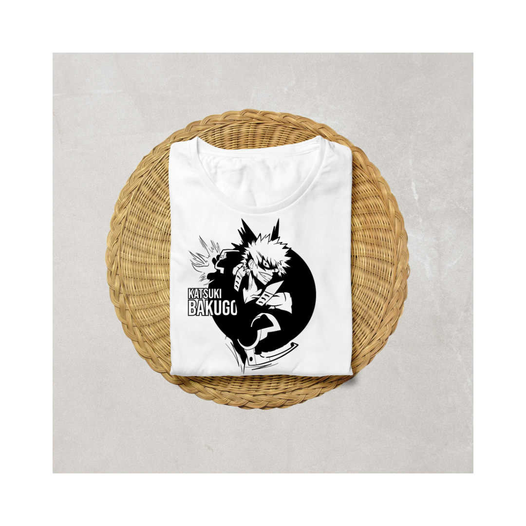 Katsuki Bakugo Half Sleeve T-Shirt
