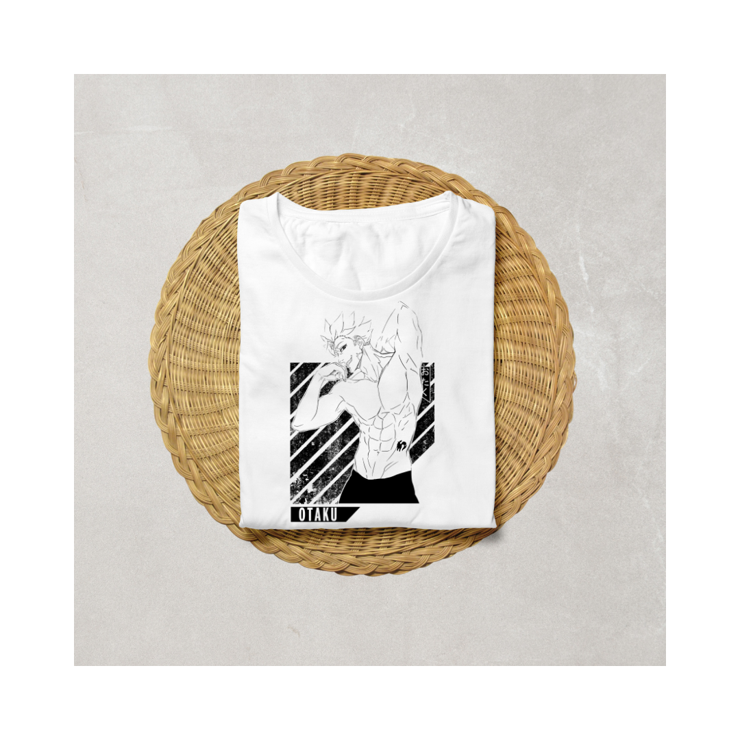 Otaku Warrior Half Sleeve T-Shirt