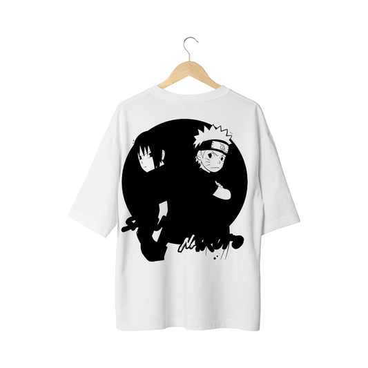 Naruto & Sasuke Rivalry Half Sleeve T-Shirt