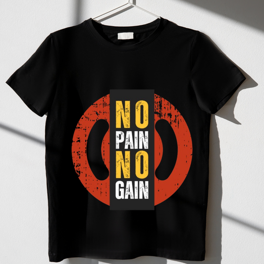 No Pain No Gain Half Sleeve T-Shirt