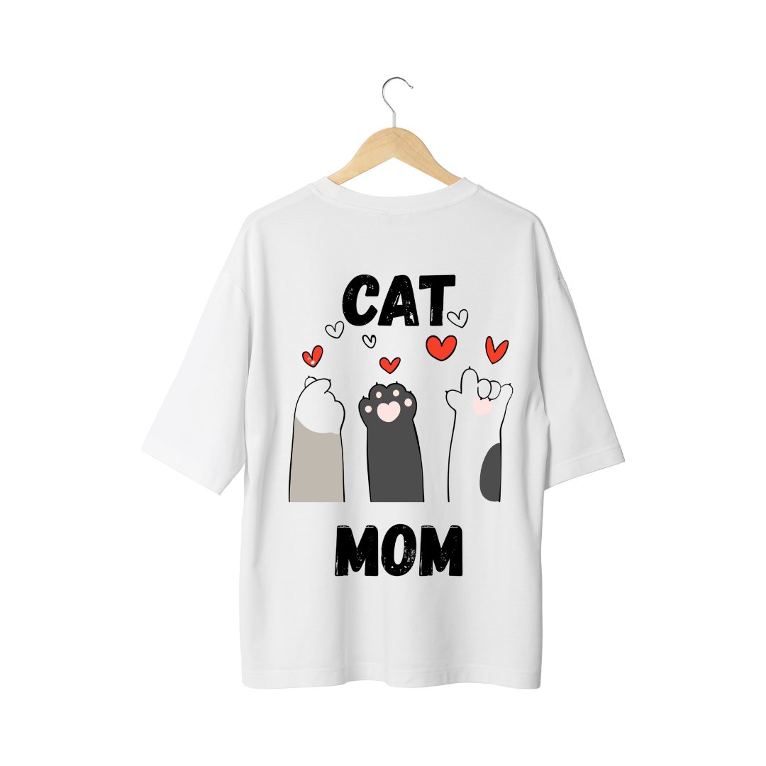 Cat Mom Half Sleeve T-Shirt